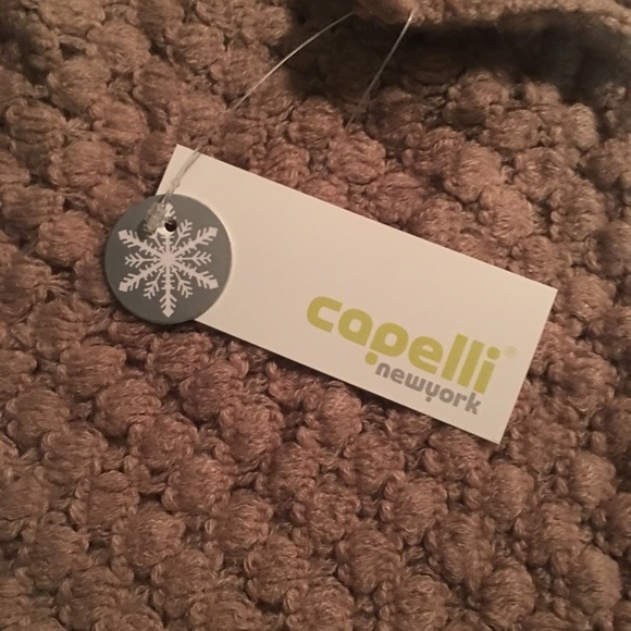 Taupe/Tan Knitted Forever Neckscarf - Picture 2 of 5